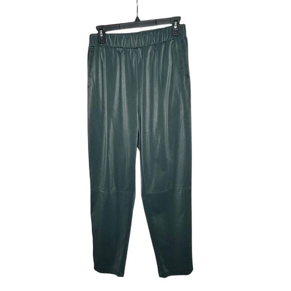 Blank NYC High Rise Pull on Faux Leather Suede Look Pants Size Medium - Picture 1 of 10